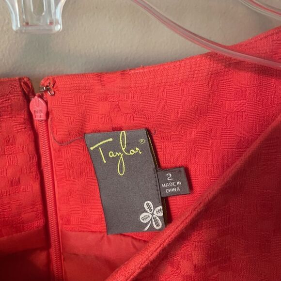 Bundle 2 Dresses Taylor Maggy London Leopard Leather sz 2 - Picture 14 of 16